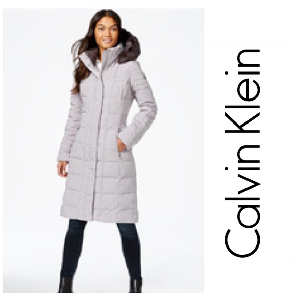 down knee length coat